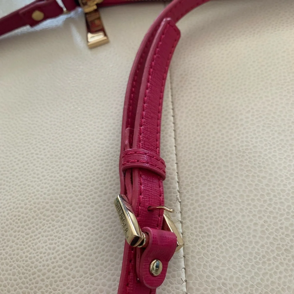 Tommy Hilfiger Crossbody Pink Handbag Minimalist Purse Shoulder Bag Classic